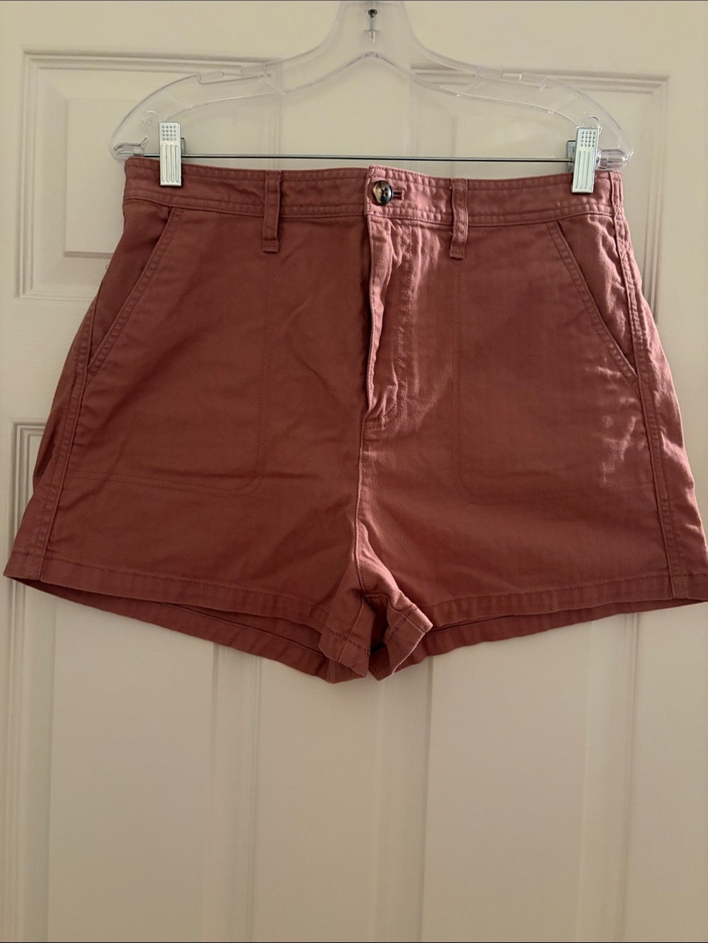 Madewell High Waist Women's Shorts in Dusty Rose
